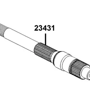 23431-LEA7-E00 SHAFT FINAL — diagram cutout