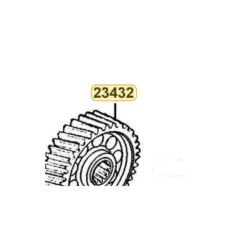 23432-LGF9-E00 GEAR FINAL — diagram cutout