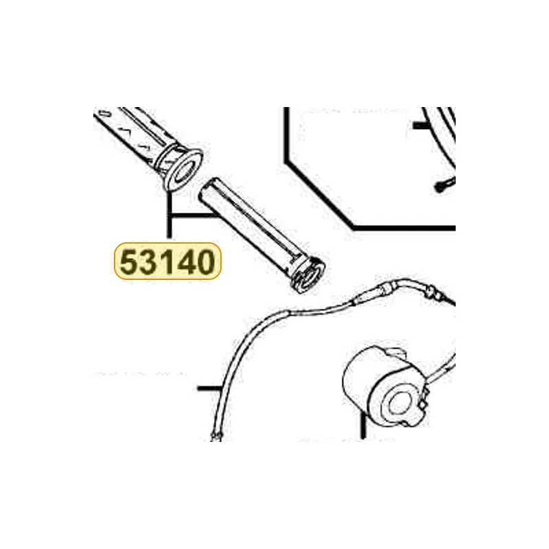 53140-LEA7-E00-H5R GRIP COMP THROT — diagram cutout