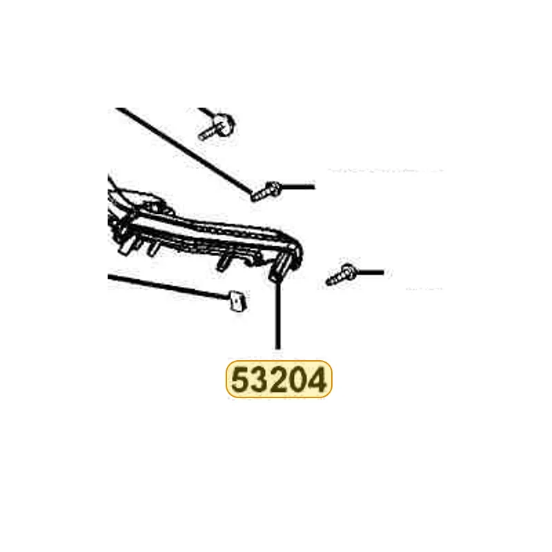 53204-LEA7-E00-N1R COVER METER RR (Black) — diagram cutout