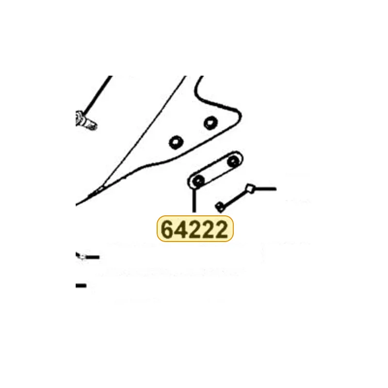 64222-LEA7-E00 RUBBER L WIND SCREEN — diagram cutout