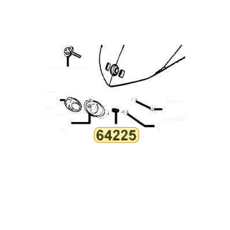 64225-LEA7-E00 SPRING COSMETIC K-LOGO — diagram cutout