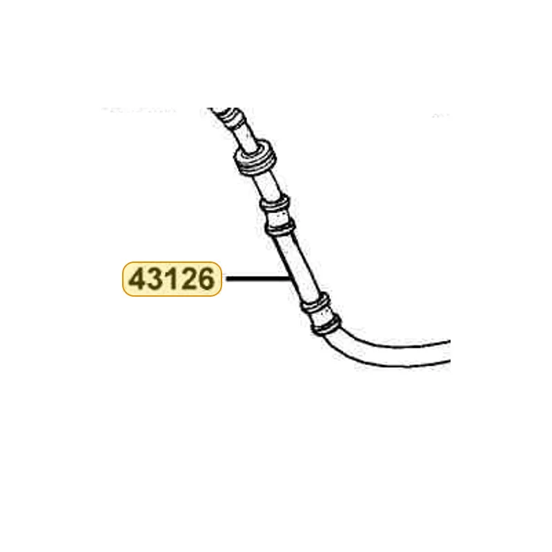 43126-LEA7-E00 HOSE ASSY RR BRK — diagram cutout