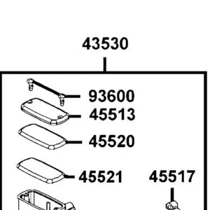 43530-LEA7-305 CYLINDER SET MASTER — diagram cutout