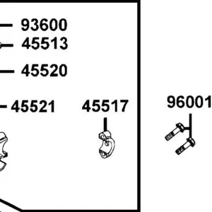 45517-LBA2-E00 HOLDER M/C — diagram cutout