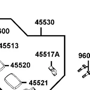 45530-LBA2-308 CYLINDER SET FR MASTER — diagram cutout