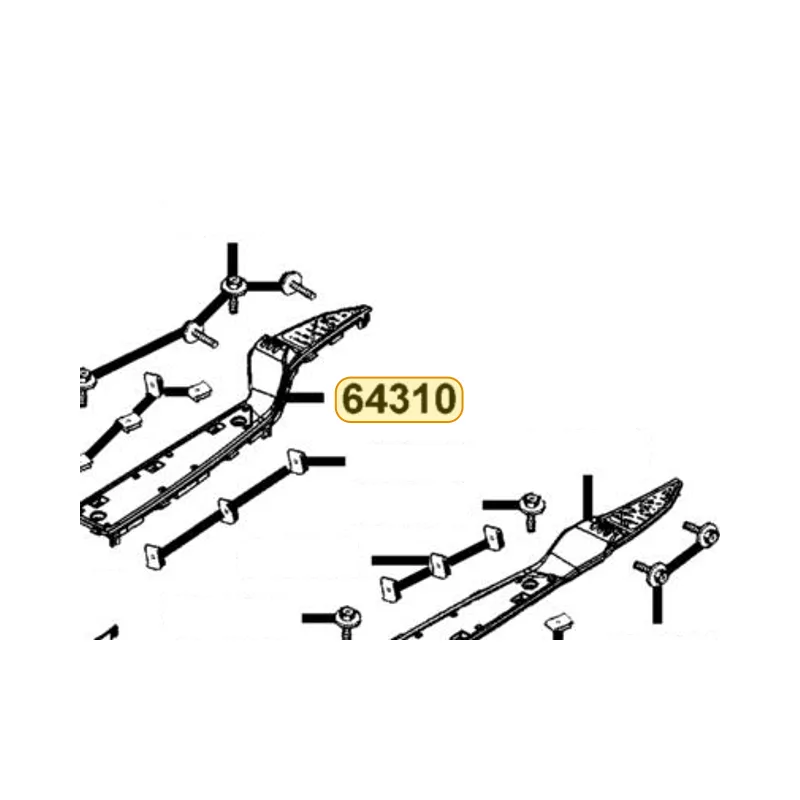 64310-LEA7-E00-N1R FLOOR PANEL R (Black) — diagram cutout