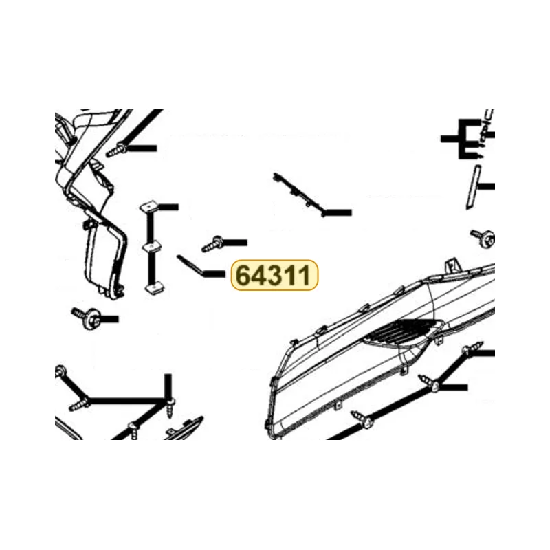 64311-LEA7-E00-N1R LID RESERVE TANK (Black) — diagram cutout