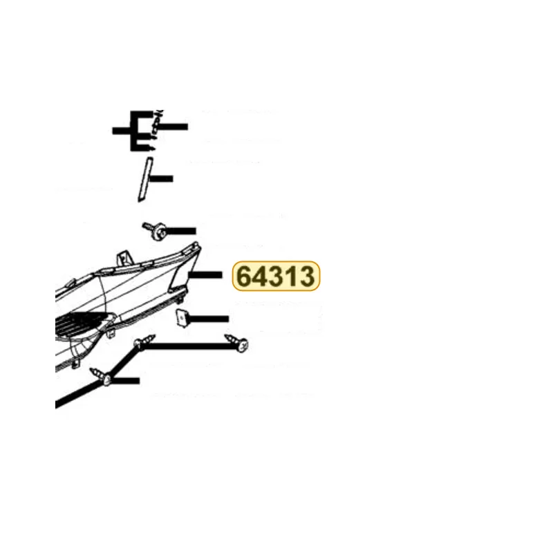 64313-LEA7-E00-N1R BOARD L PANEL FLOOR (Black) — diagram cutout