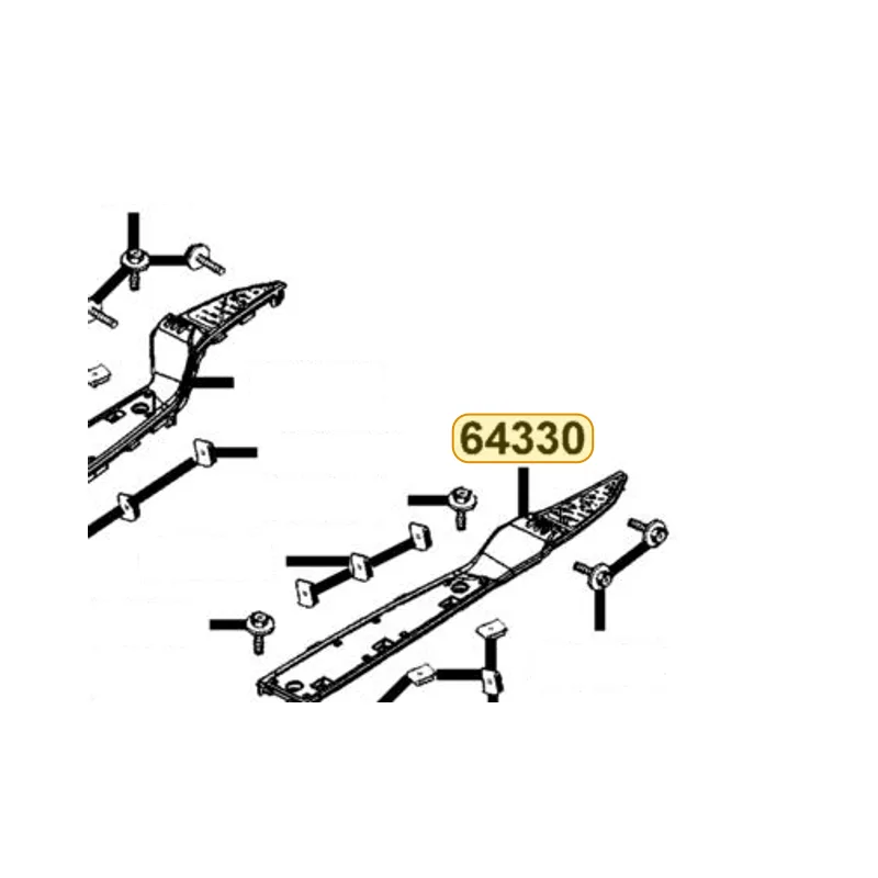 64330-LEA7-E00-N1R FLOOR PANEL L (Black) — diagram cutout