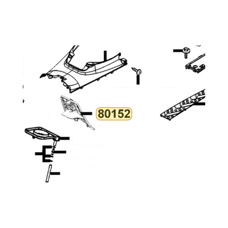 80152-LEA7-E00-N1R COVER PLUG MAINT (Black) — diagram cutout