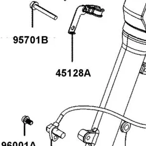 45128-LBA2-920 CLAMPER FR BRK HOSE — diagram cutout