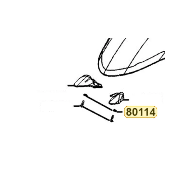 80114-KGG7-001 COLLAR RR FENDER — diagram cutout