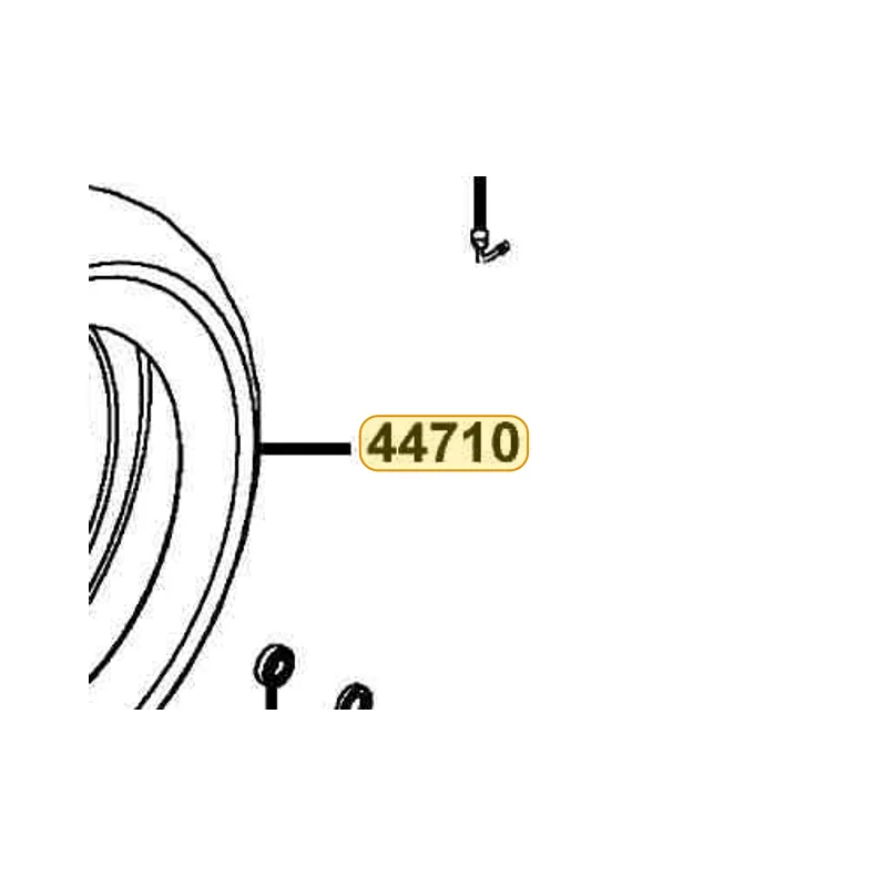 44710-LEA7-E0A TIRE ASSY FR 120/80-14 58S/MAXXIX — diagram cutout