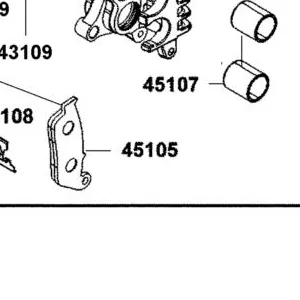 45105-LEA7-305 PAD SET — diagram cutout