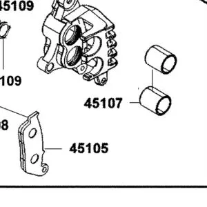 45107-KED9-900 PISTON C/P (??27MM) — diagram cutout