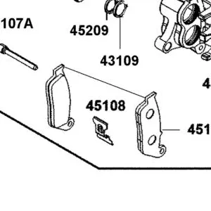 45108-LEA7-E00 SPRING PAD — diagram cutout