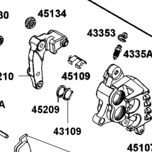 45109-KED9-900 SLIDE PAD — diagram cutout