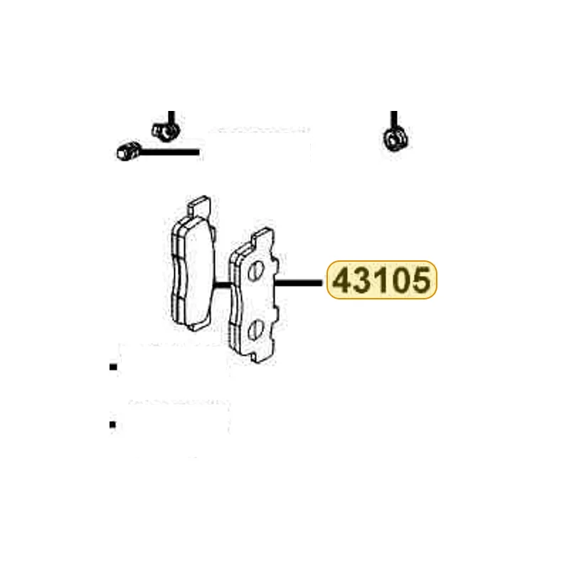 43105-LEA7-305 PAD ASSY — diagram cutout