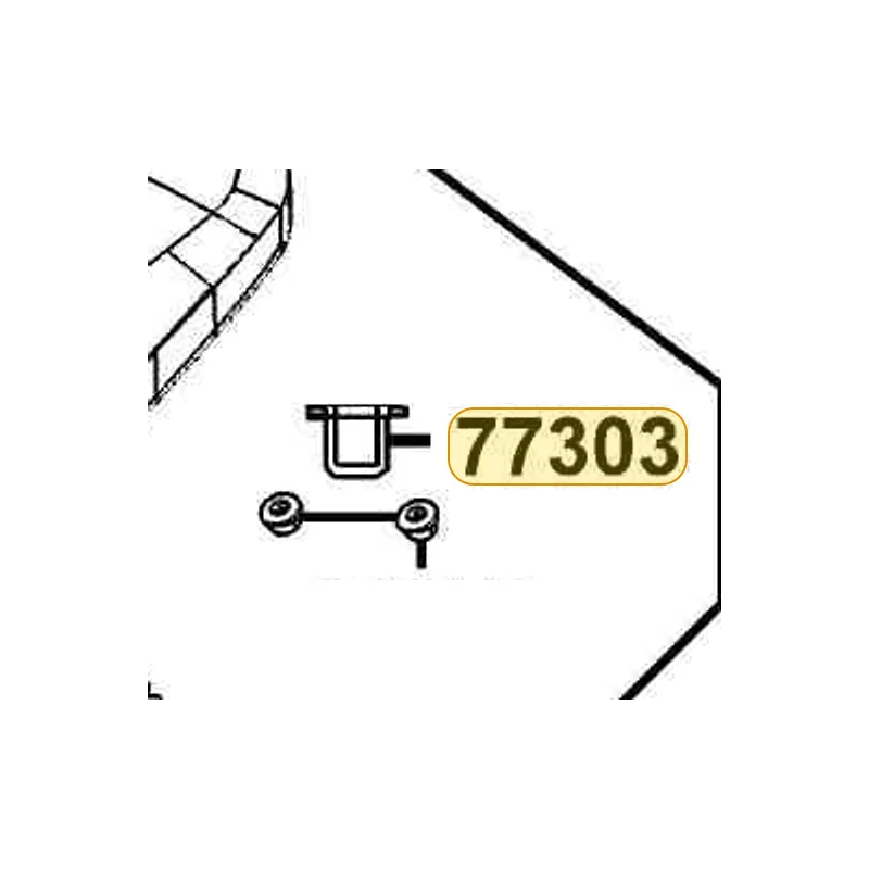 77303-LEA7-E00 HOOK SEAT LOCK — diagram cutout