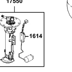 1614-A22C-0000-Y FUEL LEVER SENSOR COMP — diagram cutout