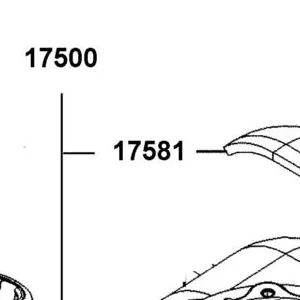 17581-LEA7-E00 SPONGE FUEL TANK — diagram cutout