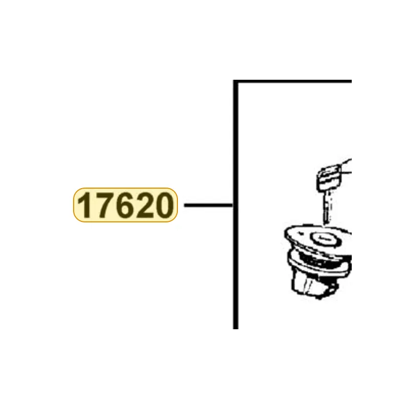 17620-LEA7-325-M1 CAP COMP FUEL FILLER — diagram cutout