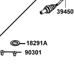 18291-PWB1-910 SEAL EXHAUST PIPE — diagram cutout