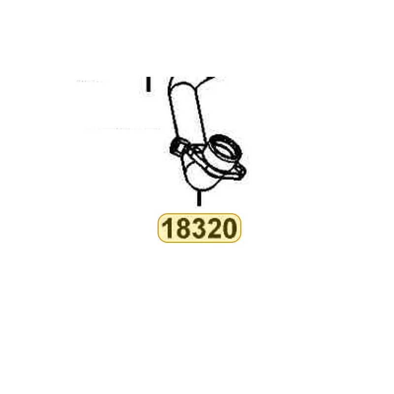18320-LGF9-E00 PIPE COMP EXHAUST — diagram cutout