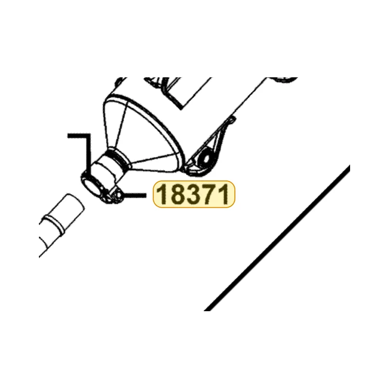 18371-LDB2-E00 BAND MUFFLER — diagram cutout