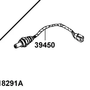 39450-LDF2-800 O2 SENSOR — diagram cutout