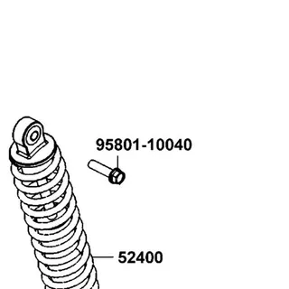 95801-10040-02 BOLT FLANGE 10*40 — diagram cutout