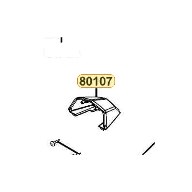 80107-LEA7-E00-N1R COVER LICENSE LIGHT (Black) — diagram cutout