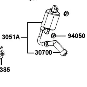 30700-KKE3-900 CAP ASSY NOISE SUPPRESOR — diagram cutout