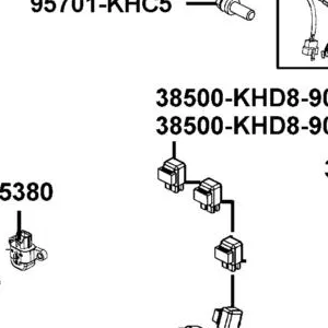 35102-KFB7-305-M1 SHUTTER MAGNETIC LOCK SET — diagram cutout