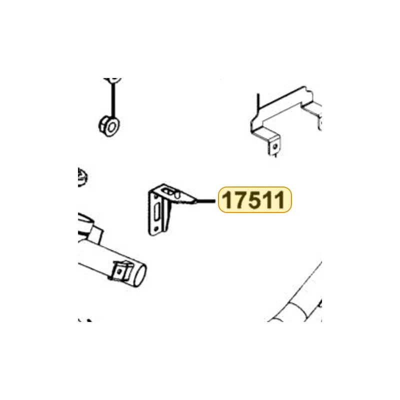 17511-LEA7-E00 STAY R FUEL TANK — diagram cutout