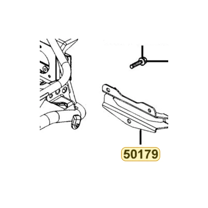 50179-LEA7-E00 STAY RR FENDER UP — diagram cutout