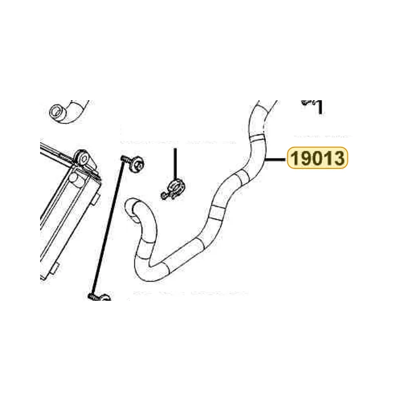 19013-LEA7-E00 HOSE WATER INLET — diagram cutout