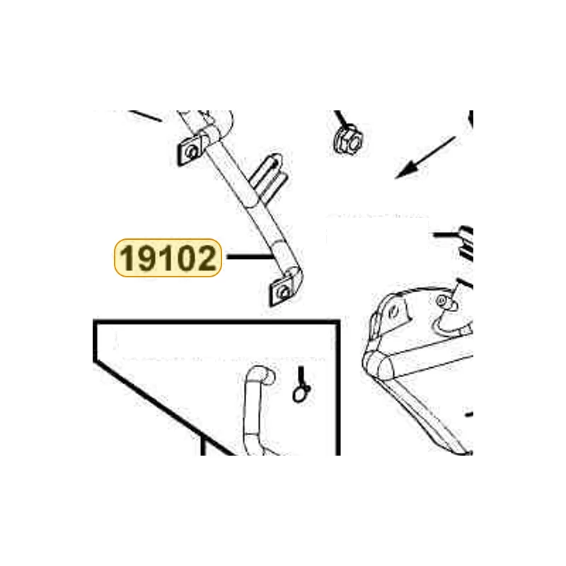 19102-LEA7-E00 STAY TANK REVERSE — diagram cutout