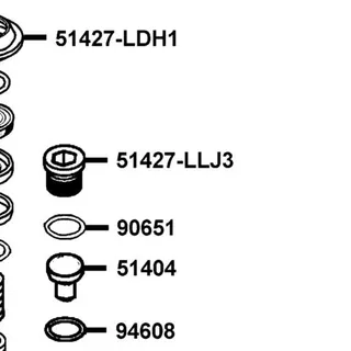 51427-LLJ3-E00 FORK BOLT SET — diagram cutout