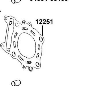 12251-LEA7-E00 GASKET CYLINDER HEAD — diagram cutout