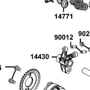 14430-LEA7-E00 ARM COMP IN VALVE ROCKER — diagram cutout