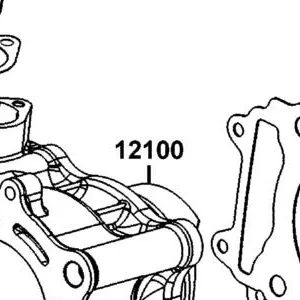12100-LEA7-E00 CYLINDER COMP (A) — diagram cutout