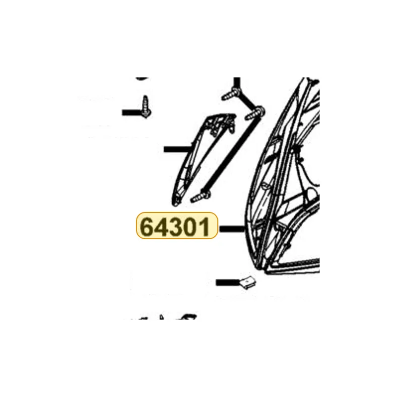 64301-LEA7-E00-NVP COVER FR — diagram cutout