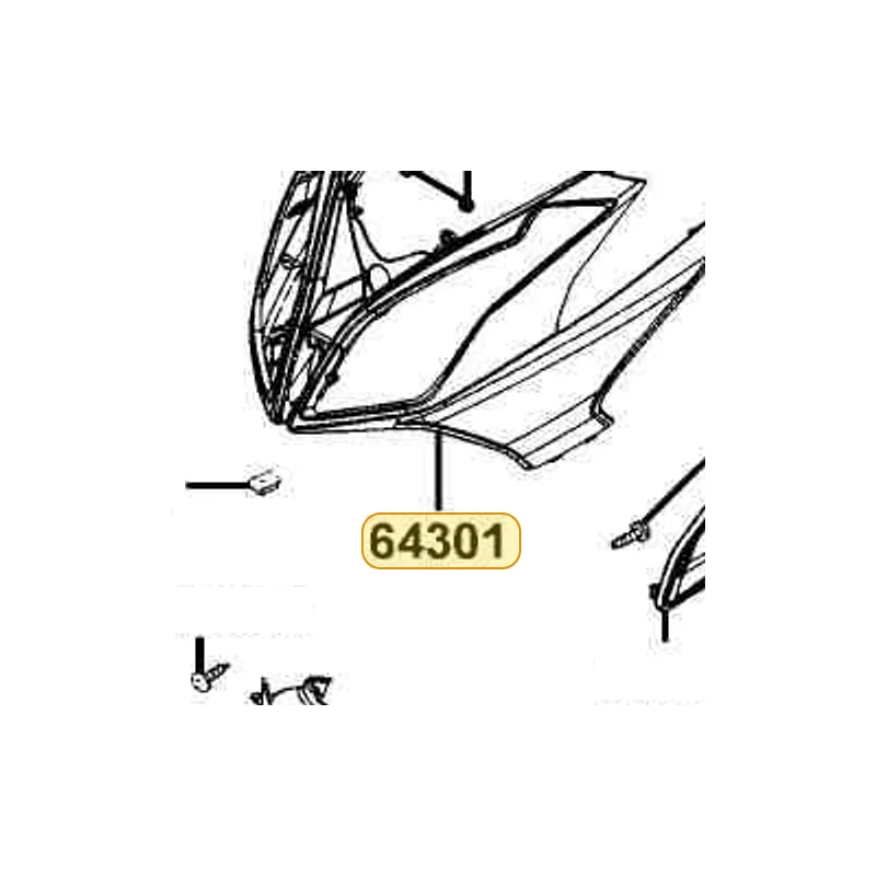 64301-LEA7-E00-HKP COVER FR — diagram cutout