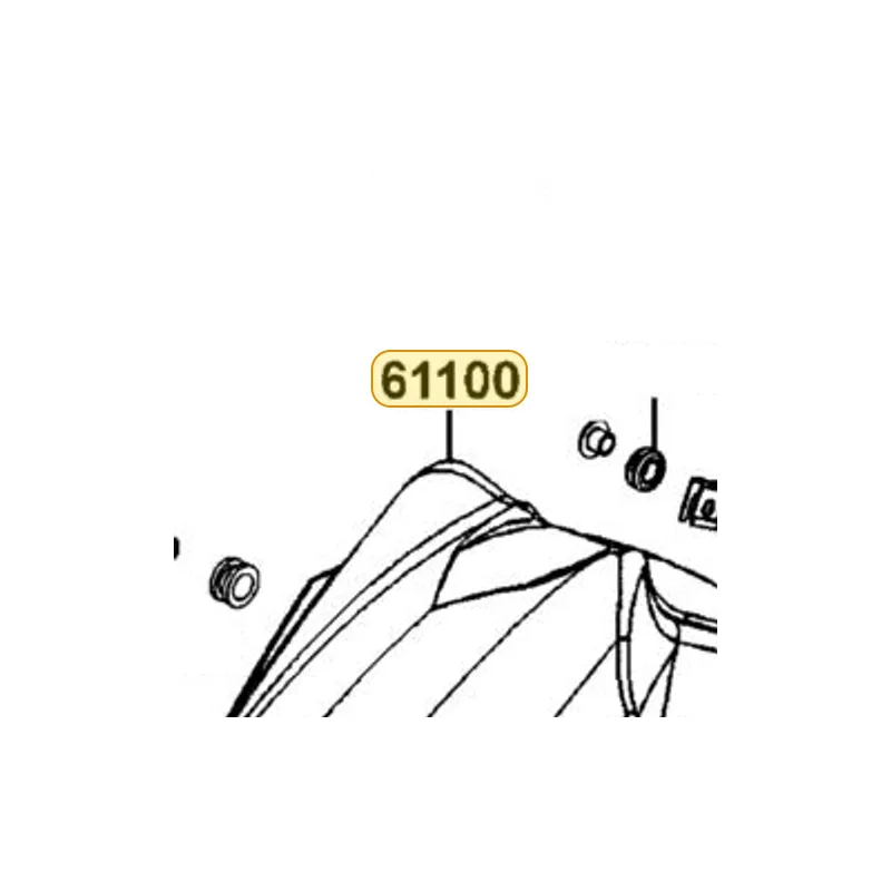 61100-LEA7-E00-D1J FENDER FR — diagram cutout
