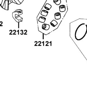 22121-LEA7-305 ROLLER SET WEIGHT (1SET:8PCS) — diagram cutout