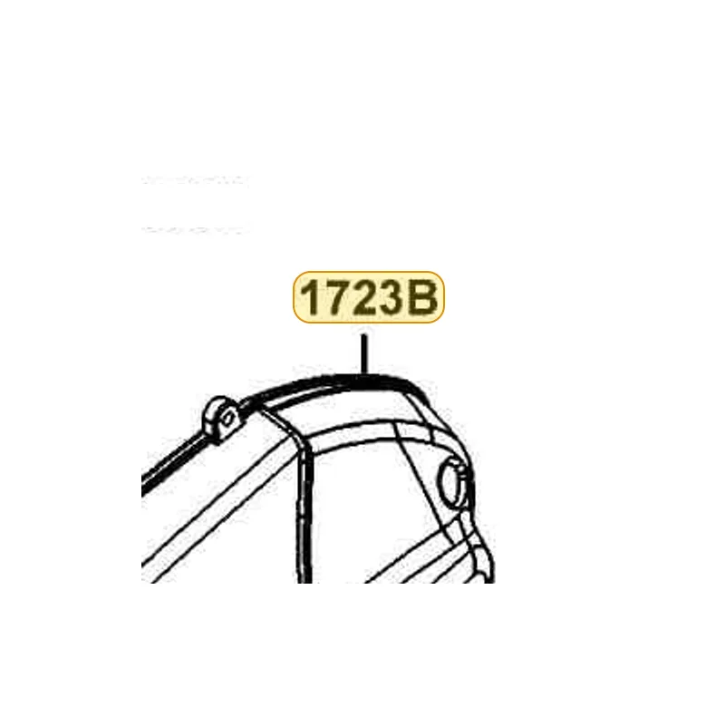 1723B-LEA7-E00 COVER COMP AIR/C — diagram cutout