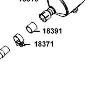 18371-LEA7-E00 BAND MUFFLER — diagram cutout