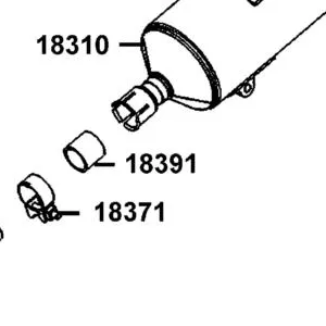 18391-LEA7-E00 GASKET — diagram cutout